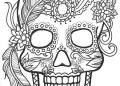 Cool Sugar Skull Coloring Pages