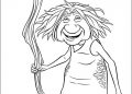 Croods Coloring Pages Gran
