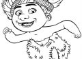 Croods Coloring Pages Sandy