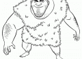 Croods Coloring Pages of Thunk