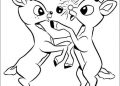 Cute Rudolph Coloring Pages