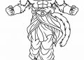 Dragon Ball Z Coloring Pages Broly