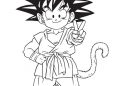Dragon Ball Z Coloring Pages Goku Kid