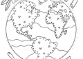 Earth Day Coloring Pages Free Image