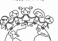 Earth Day Coloring Pages Free Picture