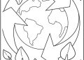 Earth Day Coloring Pages Picture