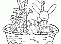 Easter Basket Coloring Pages 2020