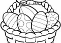 Easter Basket Coloring Pages For Kid