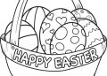 Easter Basket Coloring Pages For Kids