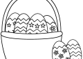 Easter Basket Coloring Pages Free Pictures