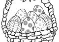 Easter Basket Coloring Pages Images