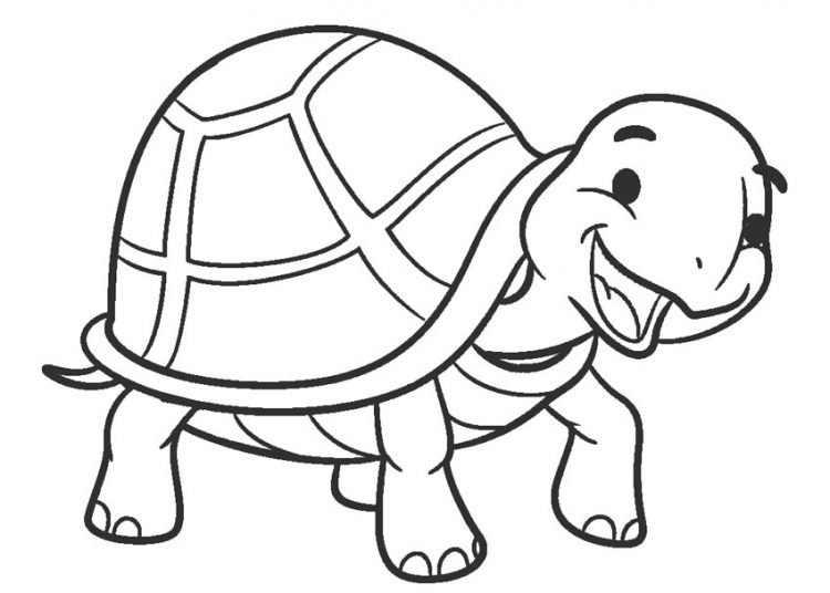 Turtle Coloring Pages For Kids - Visual Arts Ideas