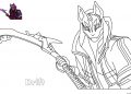 Fortnite Coloring Pages of Drift