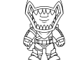 Fortnite Coloring Pages of Rex