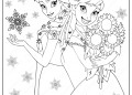 Frozen 2 Coloring Pages of Anna and Elsa