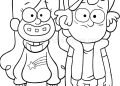 Gravity Falls Coloring Pages Free Pictures