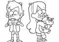 Gravity Falls Coloring Pages Image For Kid