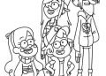 Gravity Falls Coloring Pages Images