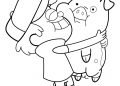 Gravity Falls Coloring Pages Images For Children