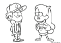 Gravity Falls Coloring Pages Pictures