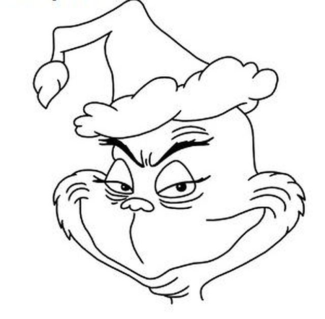 Grinch Coloring Pages For Kids - Visual Arts Ideas