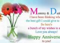 Happy Anniversary Wishes for Parents Message