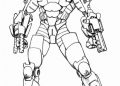 Iron Man Coloring Pages Free Pictures