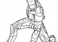Iron Man Coloring Pages in Action