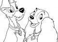 Lady and The Tramp Coloring Pages 2020