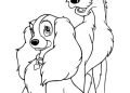 Lady and The Tramp Coloring Pages Images