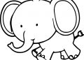 Little Elephant Coloring Pages