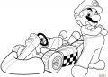 Mario Coloring Page Image For Kids