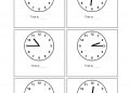 Math Worksheets For 2nd Grade of Telling Time
