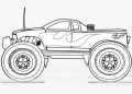 Monster Truck Coloring Pages Download