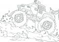 Monster Truck Coloring Pages Free Image