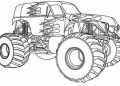 Monster Truck Coloring Pages Free Images