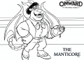 Onward Coloring Pages The Manticore