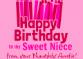 Pink Birthday Wishes For Niece