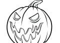 Pumpkin Coloring Pages For Halloween