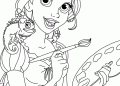 Rapunzel Coloring Pages Image For Kid