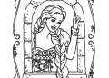 Rapunzel Coloring Pages on Mirror