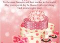 Romantic Birthday Wishes for Teacher Image