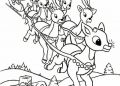 Rudolph Coloring Pages Image