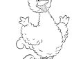 Sesame Street Coloring Pages of Big Bird Pictures