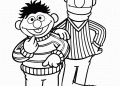 Sesame Street Coloring Pages of Ernie