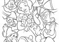 Snow White Coloring Pages Free Pictures
