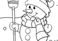 Snowman Coloring Pages 2020