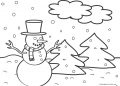 Snowman Coloring Pages Picture