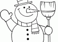 Snowman Coloring Pages Pictures