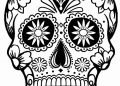 Sugar Skull Coloring Pages For Adult Pictures